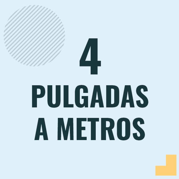Conversión de 4 pulgadas a metros Profesor en pizarra explicando cuanto es 4 pulgadas en metros o como pasar de 4 in a m