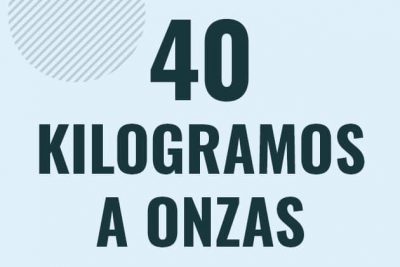 Profesor en pizarra explicando cuanto es 40 kilogramos en onzas o como pasar de 40 kg a oz