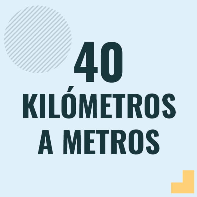 Conversión de 40 kilometros a metros Profesor en pizarra explicando cuanto es 40 kilometros en metros o como pasar de 40 km a m