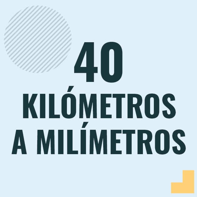 Conversión de 40 kilometros a milimetros Profesor en pizarra explicando cuanto es 40 kilometros en milimetros o como pasar de 40 km a mm