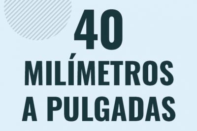 Profesor en pizarra explicando cuanto es 40 milimetros en pulgadas o como pasar de 40 mm a in