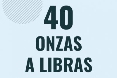 Profesor en pizarra explicando cuanto es 40 onzas en libras o como pasar de 40 oz a lb
