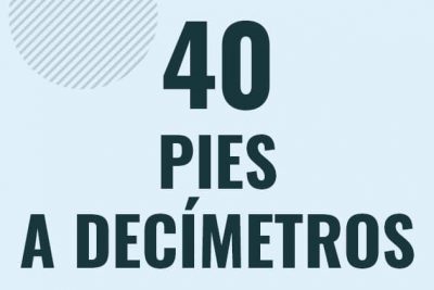 Profesor en pizarra explicando cuanto es 40 pies en decimetros o como pasar de 40 ft a dm