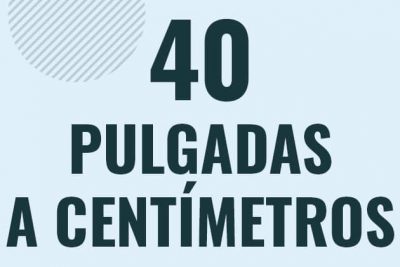Profesor en pizarra explicando cuanto es 40 pulgadas en centimetros o como pasar de 40 in a cm