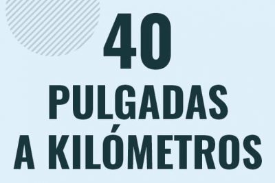 Profesor en pizarra explicando cuanto es 40 pulgadas en kilometros o como pasar de 40 in a km