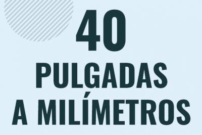 Profesor en pizarra explicando cuanto es 40 pulgadas en milimetros o como pasar de 40 in a mm