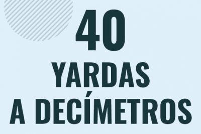 Profesor en pizarra explicando cuanto es 40 yardas en decimetros o como pasar de 40 yd a dm