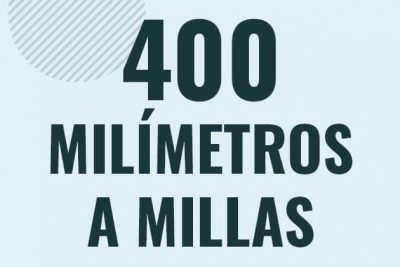 Profesor en pizarra explicando cuanto es 400 milimetros en millas o como pasar de 400 mm a mi