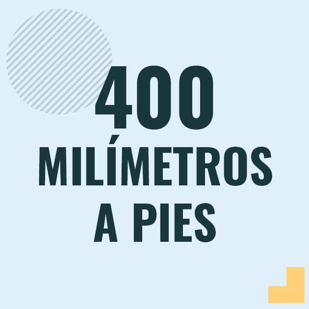 Conversión de 400 milimetros a pies Profesor en pizarra explicando cuanto es 400 milimetros en pies o como pasar de 400 mm a ft