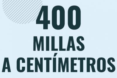 Profesor en pizarra explicando cuanto es 400 millas en centimetros o como pasar de 400 mi a cm