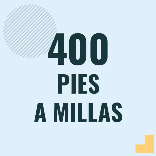 Conversión de 400 pies a millas Profesor en pizarra explicando cuanto es 400 pies en millas o como pasar de 400 ft a mi