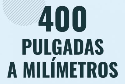 Profesor en pizarra explicando cuanto es 400 pulgadas en milimetros o como pasar de 400 in a mm
