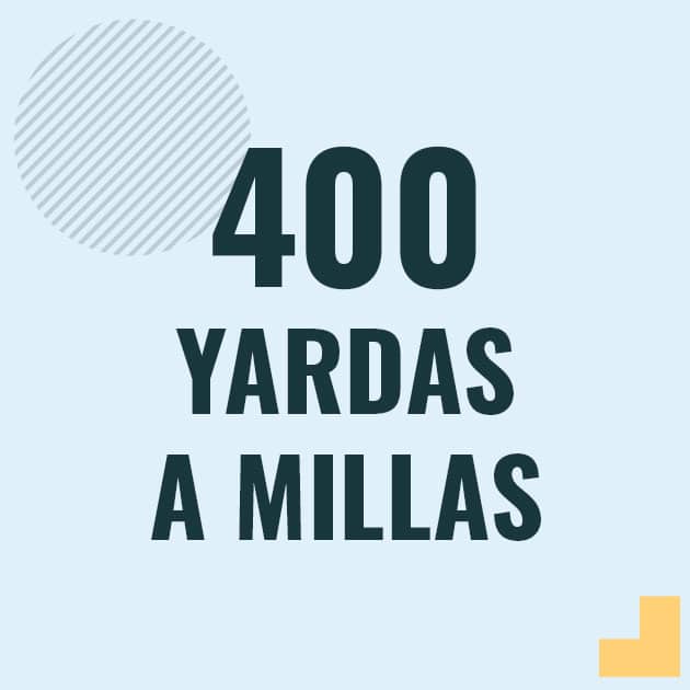 Conversión de 400 yardas a millas Profesor en pizarra explicando cuanto es 400 yardas en millas o como pasar de 400 yd a mi