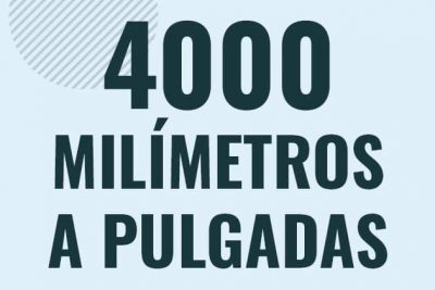 Profesor en pizarra explicando cuanto es 4000 milimetros en pulgadas o como pasar de 4000 mm a in