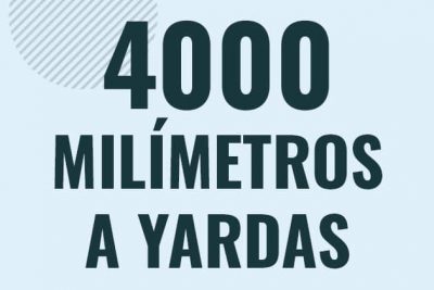 Profesor en pizarra explicando cuanto es 4000 milimetros en yardas o como pasar de 4000 mm a yd