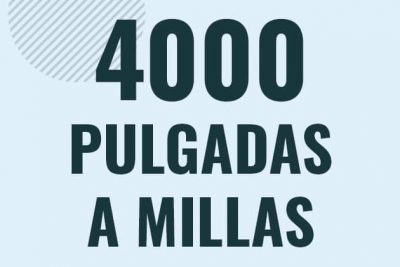 Profesor en pizarra explicando cuanto es 4000 pulgadas en millas o como pasar de 4000 in a mi
