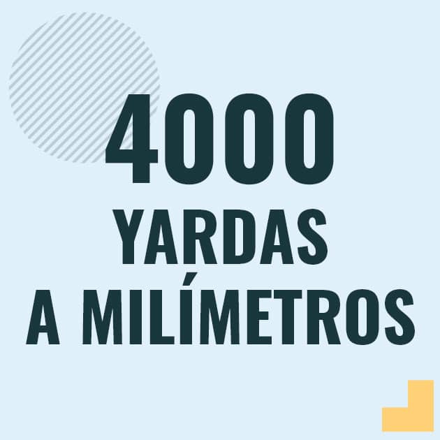 Conversión de 4000 yardas a milimetros Profesor en pizarra explicando cuanto es 4000 yardas en milimetros o como pasar de 4000 yd a mm