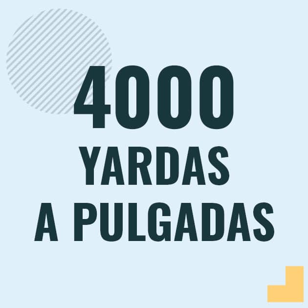 Conversión de 4000 yardas a pulgadas Profesor en pizarra explicando cuanto es 4000 yardas en pulgadas o como pasar de 4000 yd a in