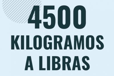 Profesor en pizarra explicando cuanto es 4500 kilogramos en libras o como pasar de 4500 kg a lb