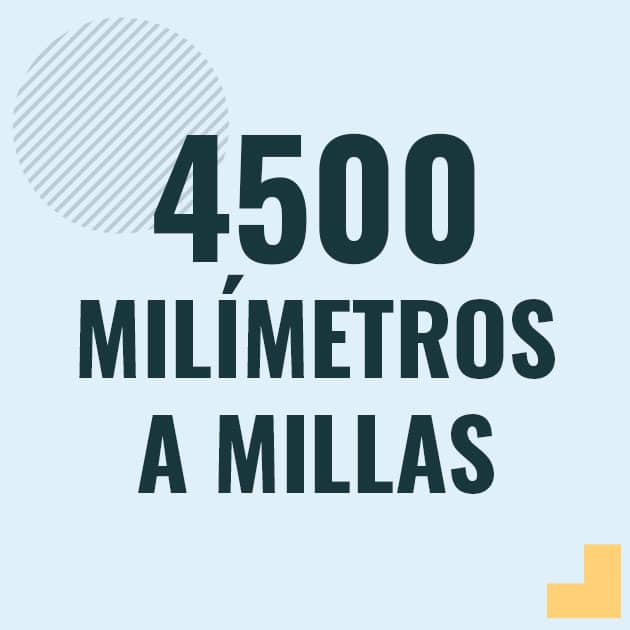 Conversión de 4500 milimetros a millas Profesor en pizarra explicando cuanto es 4500 milimetros en millas o como pasar de 4500 mm a mi