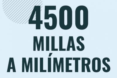 Profesor en pizarra explicando cuanto es 4500 millas en milimetros o como pasar de 4500 mi a mm