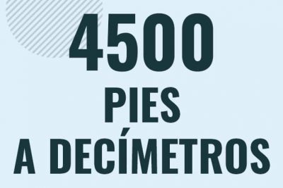 Profesor en pizarra explicando cuanto es 4500 pies en decimetros o como pasar de 4500 ft a dm