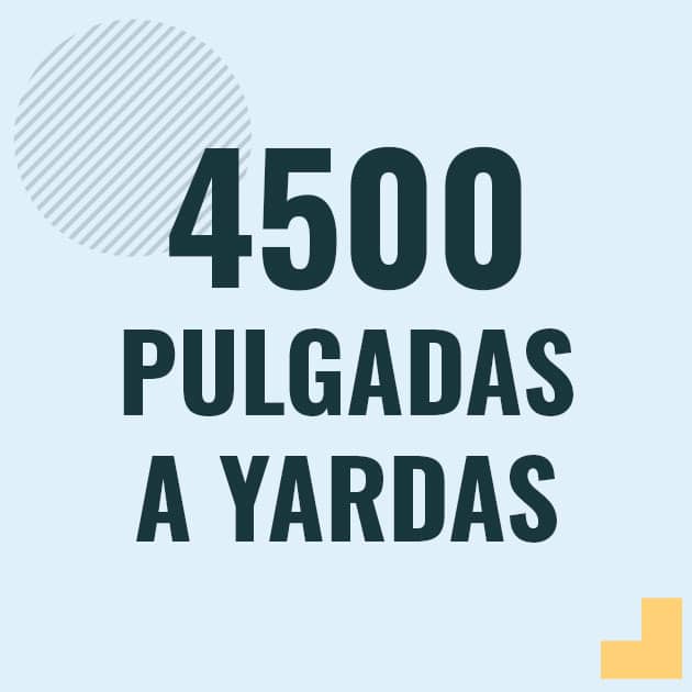Conversión de 4500 pulgadas a yardas Profesor en pizarra explicando cuanto es 4500 pulgadas en yardas o como pasar de 4500 in a yd