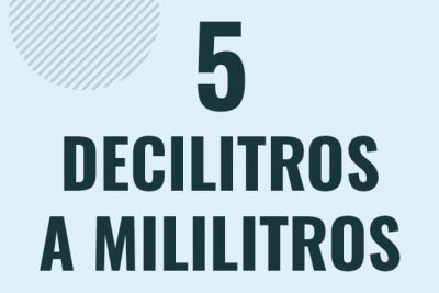 Profesor en pizarra explicando cuanto es 5 decilitros en mililitros o como pasar de 5 dl a ml