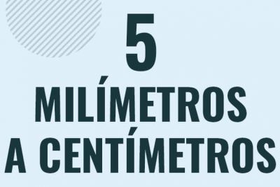 Profesor en pizarra explicando cuanto es 5 milimetros en centimetros o como pasar de 5 mm a cm