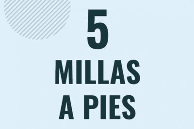 Profesor en pizarra explicando cuanto es 5 millas en pies o como pasar de 5 mi a ft