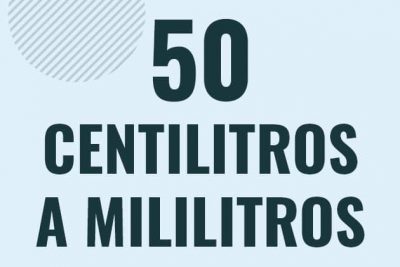 Profesor en pizarra explicando cuanto es 50 centilitros en mililitros o como pasar de 50 cl a ml