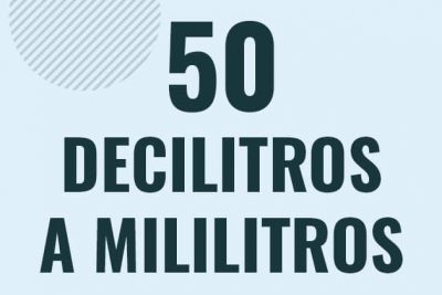 Profesor en pizarra explicando cuanto es 50 decilitros en mililitros o como pasar de 50 dl a ml