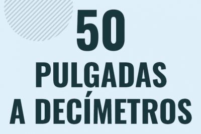 Profesor en pizarra explicando cuanto es 50 pulgadas en decimetros o como pasar de 50 in a dm