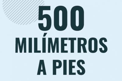 Profesor en pizarra explicando cuanto es 500 milimetros en pies o como pasar de 500 mm a ft