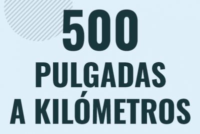 Profesor en pizarra explicando cuanto es 500 pulgadas en kilometros o como pasar de 500 in a km