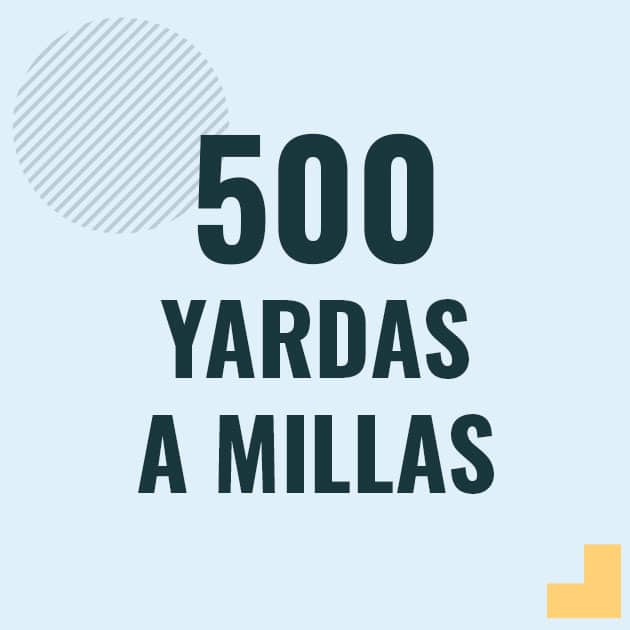 Conversión de 500 yardas a millas Profesor en pizarra explicando cuanto es 500 yardas en millas o como pasar de 500 yd a mi