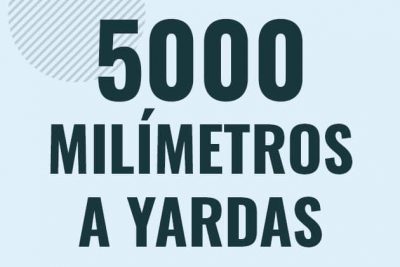 Profesor en pizarra explicando cuanto es 5000 milimetros en yardas o como pasar de 5000 mm a yd