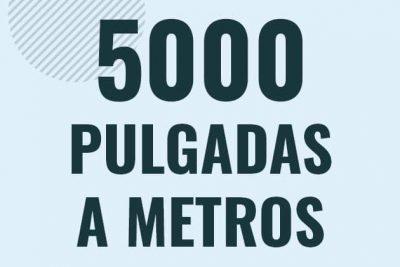 Profesor en pizarra explicando cuanto es 5000 pulgadas en metros o como pasar de 5000 in a m