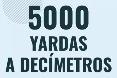 Profesor en pizarra explicando cuanto es 5000 yardas en decimetros o como pasar de 5000 yd a dm