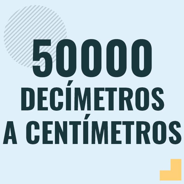 Conversión de 50000 decimetros a centimetros Profesor en pizarra explicando cuanto es 50000 decimetros en centimetros o como pasar de 50000 dm a cm