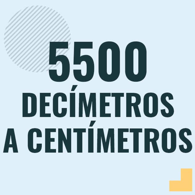 Conversión de 5500 decimetros a centimetros Profesor en pizarra explicando cuanto es 5500 decimetros en centimetros o como pasar de 5500 dm a cm