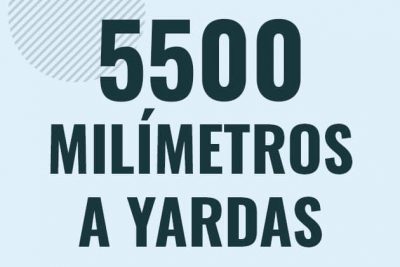 Profesor en pizarra explicando cuanto es 5500 milimetros en yardas o como pasar de 5500 mm a yd