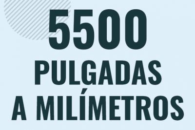 Profesor en pizarra explicando cuanto es 5500 pulgadas en milimetros o como pasar de 5500 in a mm