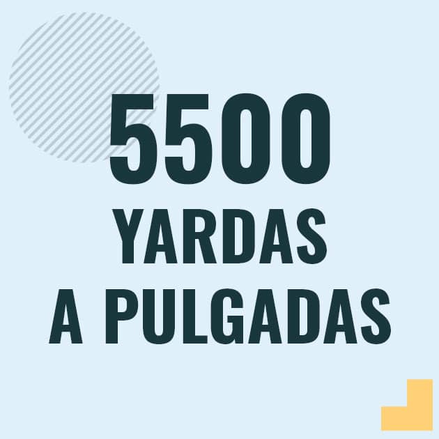 Conversión de 5500 yardas a pulgadas Profesor en pizarra explicando cuanto es 5500 yardas en pulgadas o como pasar de 5500 yd a in