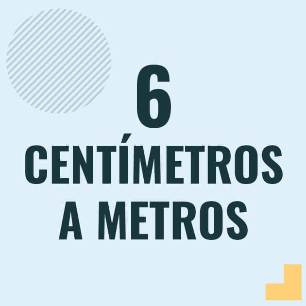 Profesor en pizarra explicando cuanto es 6 centimetros en metros o como pasar de 6 cm a m