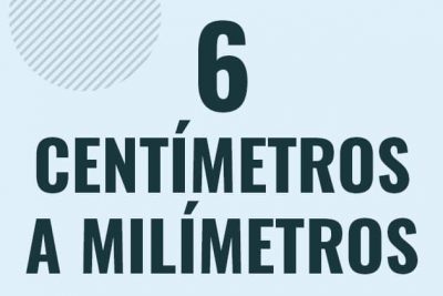 Profesor en pizarra explicando cuanto es 6 centimetros en milimetros o como pasar de 6 cm a mm