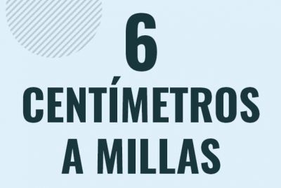 Profesor en pizarra explicando cuanto es 6 centimetros en millas o como pasar de 6 cm a mi