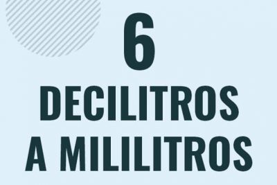 Profesor en pizarra explicando cuanto es 6 decilitros en mililitros o como pasar de 6 dl a ml