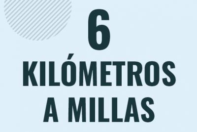 Profesor en pizarra explicando cuanto es 6 kilometros en millas o como pasar de 6 km a mi