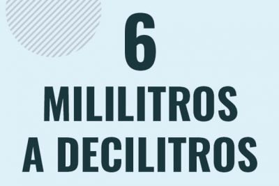 Profesor en pizarra explicando cuanto es 6 mililitros en decilitros o como pasar de 6 ml a dl